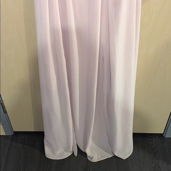Blush Strapless Georgette Gown - Picture 5 of 5